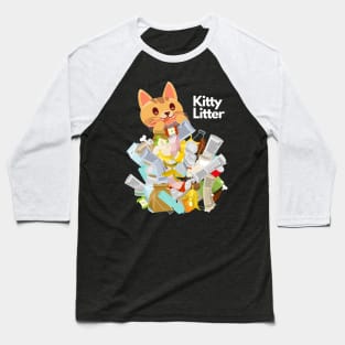 Kitty Litter Baseball T-Shirt